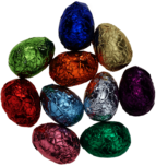 Circle Of Easter Chocolate Eggs