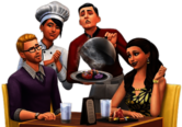 The Sims At the Restaurant
