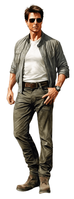 Tom Cruise cool pose