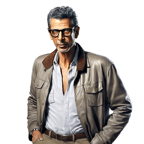 Jeff Goldblum posing