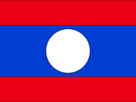 Flag of Lao People's Democratic Republic