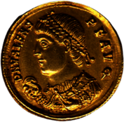 Gold Solidus of Valens