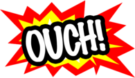 Ouch Explosion Icon