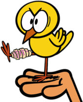 The Loud House Walt the Canary Bandage on Leg