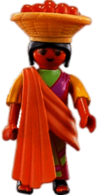 Playmobil Hindu Girl with Basket on Head