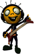 Zombill Playing His Guitar
