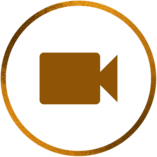 instagram icon gold video