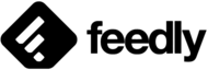 Feedly black logo landscape