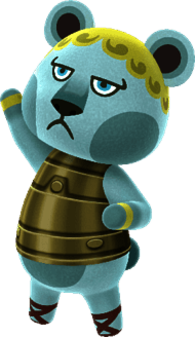 Animal Crossing character Klaus