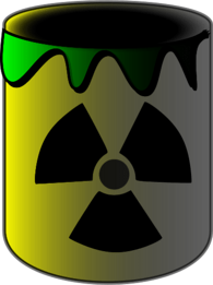 Barrel of Radioactive Waste