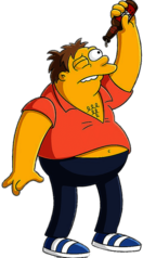 The Simpsons Barney Finished the Hot Sauce