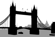 Tower Bridge Silhouette