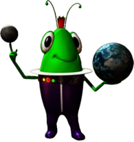 The Zula Patrol Bula Holding Sun and Moon