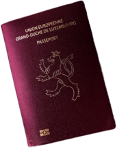 Passport of the Grand Duchy of Luxembourg