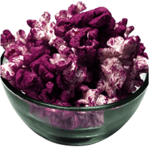 Bowl Of Purple Popcorn