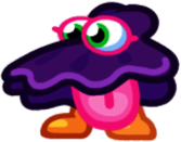 Shimmy the Selfish Shelfish Side View