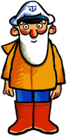 Toot Character the Harbour Master