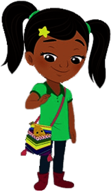 Nina With Her Mexican Bag