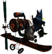 Pet Pals Moby the Dog In A Plane