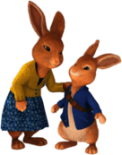 Peter Rabbit and Mum