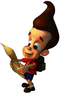 Jimmy Neutron Looking At Map