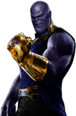Marvel Thanos portrait