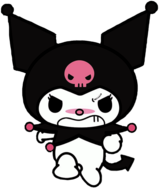 Kuromi Character Running