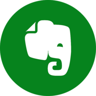 Evernote round logo icon