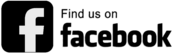 Find us on Facebook logo black horizontal