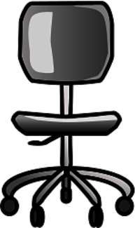 Grey Office Chair Clipart