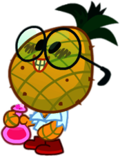 Pinestein the Joyful Juicy Brainiac Laughing