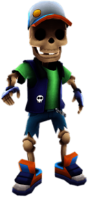 Subway Surfers Manny the skeleton