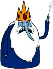 Adventure Time the Ice King Casting Spell