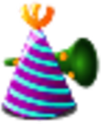 Birthday Party Hat and Trumpet