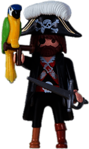 Playmobil Pirate with Parrot
