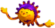 Cloudbabies Sun Full Of Purple Paint