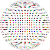 Multicolour Stars Sphere
