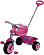 Pink Tricycle With Handle