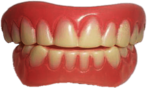 Closed False Teeth