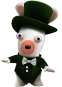 Rabbid In Green Outfit