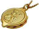 Gold Plated Britannia Talisman