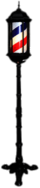 Street Lantern Barber Pole