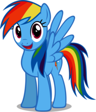 Rainbow Dash Smiling