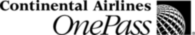 Continental Airlines Onepass