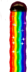 Snapchat Filter Long Rainbow Tongue