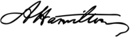 Hamilton Signature