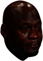 Michael Jordan Crying Face