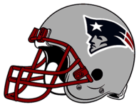 New England Patriots Helmet Sticker