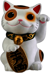 Smiling Fortune Cat