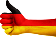 Hand Germany Flag